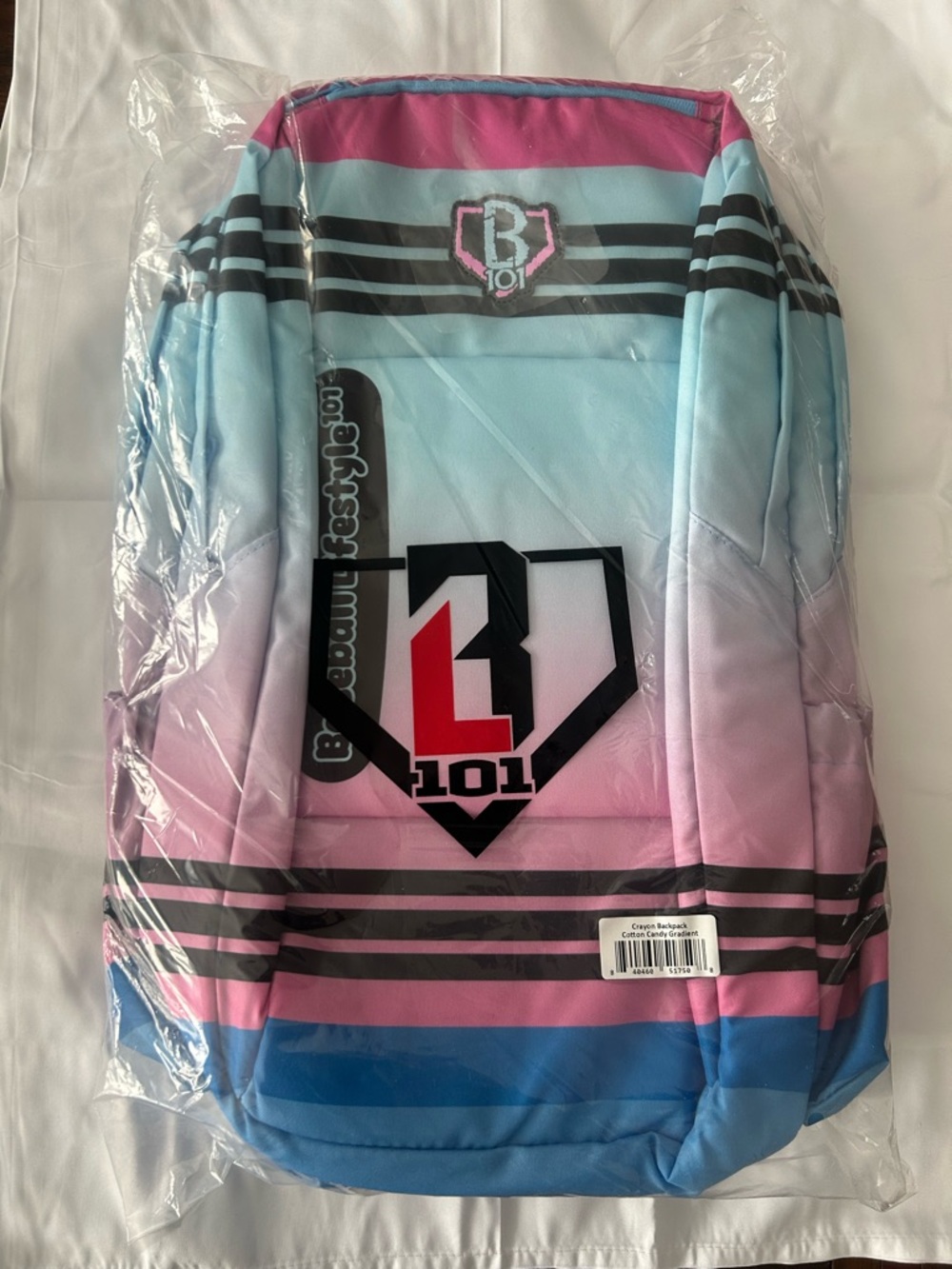 Baseball Lifestyle Pink & Blue Kids crayon Backpack - Stylish School Bag